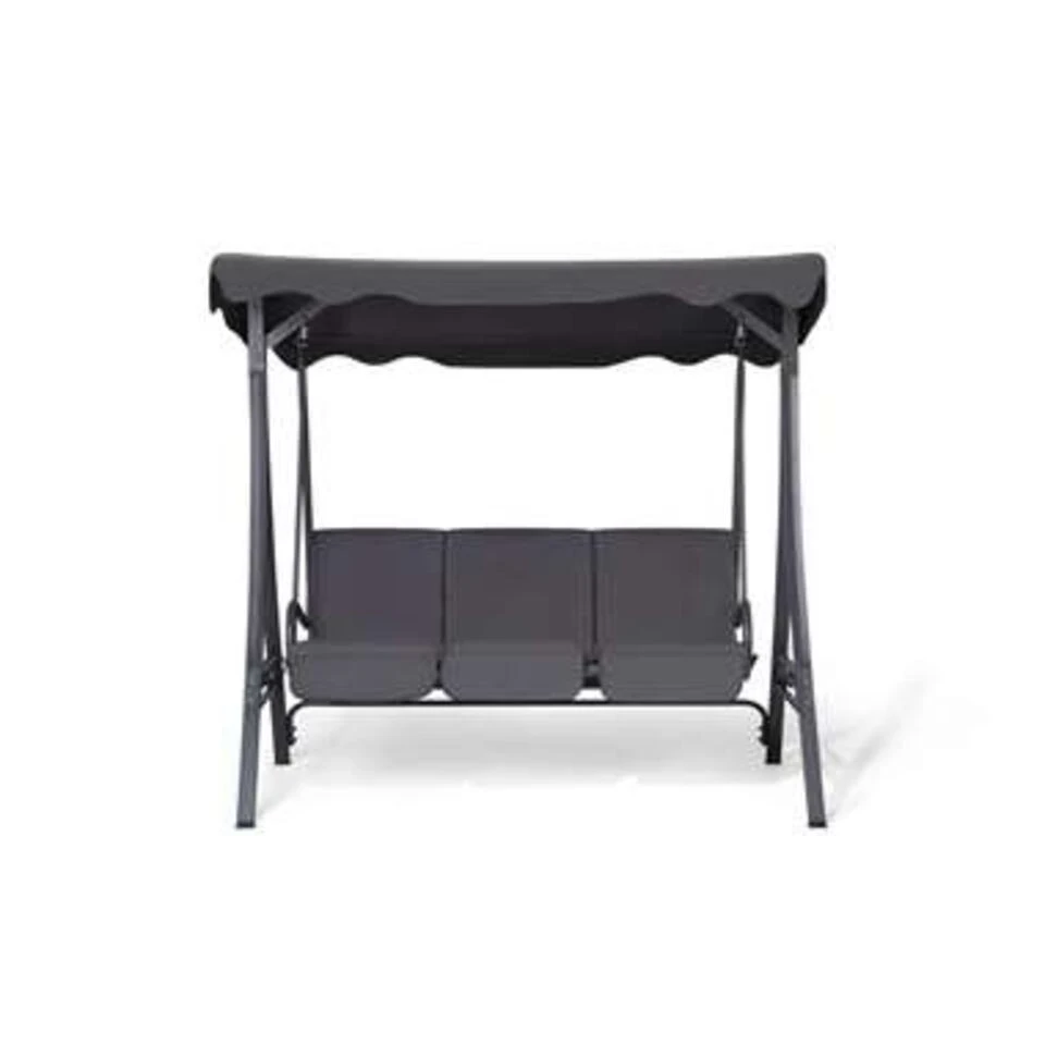 Beliani Schommelbank GARBO - Grijs Polyester 5 Beliani Schommelbank GARBO - Grijs Polyester - Afbeelding 3