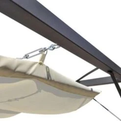 VidaXL Tuinpaviljoen Met Inschuifbaar Dak -Populair Tuinmeubilair 686c8d12220947d7b540ab4544bd4389