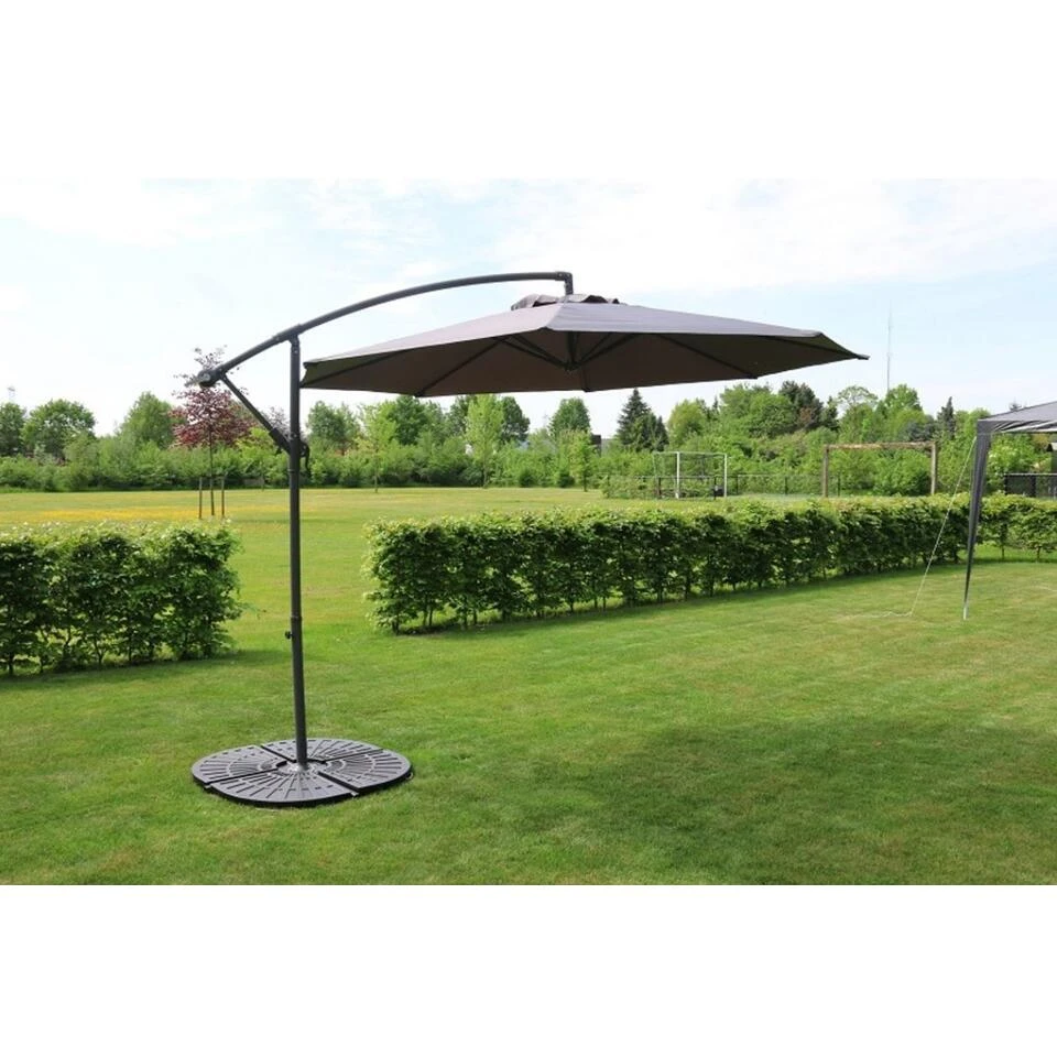 Zweefparasol 300cm Ecru 6 Zweefparasol 300cm Ecru - Afbeelding 4