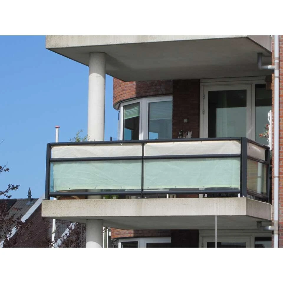 Nesling Balkondoek - Zand - 80x500 Cm 3 Nesling Balkondoek - Zand - 80x500 Cm