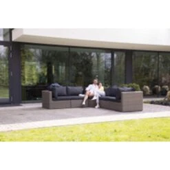 Outdoor Covers Premium Loungesethoes Trapezium - Grijs 7 Outdoor Covers Premium Loungesethoes Trapezium - Grijs -Populair Tuinmeubilair 81029500 0300