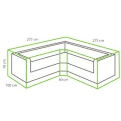 Outdoor Covers Premium Loungesethoes Trapezium - Grijs 9 Outdoor Covers Premium Loungesethoes Trapezium - Grijs -Populair Tuinmeubilair 81029500 0500