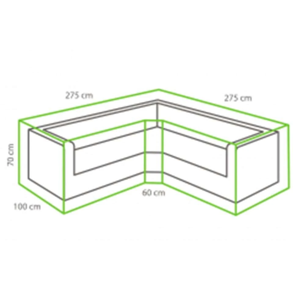 Outdoor Covers Premium Loungesethoes Trapezium - Grijs 6 Outdoor Covers Premium Loungesethoes Trapezium - Grijs - Afbeelding 4
