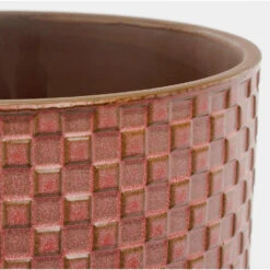 Mica Decorations Plantenpot - Keramiek - Roze - 17 X H16 Cm -Populair Tuinmeubilair 8906e32c1df34b778d4f0d630bb0d7cc