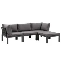 Le Sud Modulaire Loungeset Ardeche - Grijs - 4-delig -Populair Tuinmeubilair 90103003 3010