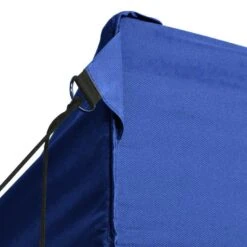 VidaXL Partytent Met 3 Zijwanden Inklapbaar 3x4 M Staal Blauw -Populair Tuinmeubilair 922691559b9345af8370a3e41f6ac158