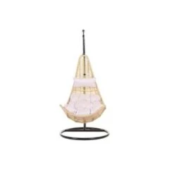 Beliani Hangstoel ATRI - Beige Pe Rotan 8 Beliani Hangstoel ATRI - Beige Pe Rotan -Populair Tuinmeubilair 9414fd7cb5274210bb095e53b2678447
