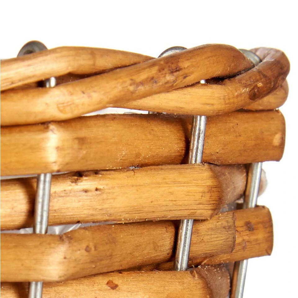 IBERGARDEN Plantenpot -mand - Gevlochten Riet - 15 X 15 X 14 Cm 4 IBERGARDEN Plantenpot -mand - Gevlochten Riet - 15 X 15 X 14 Cm - Afbeelding 2