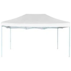 VidaXL Partytent Inklapbaar 3x4 M Staal Wit -Populair Tuinmeubilair a3df7498b72f454b9efcd23db25f3e8f