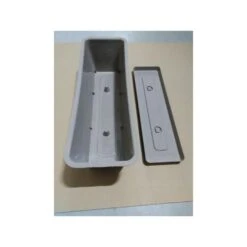 Prosperplast Plantenbak - Rotan - Rechthoek - Taupe - 50 X 17 X 15 Cm -Populair Tuinmeubilair af5ee23af01444cca19715b8a958e403