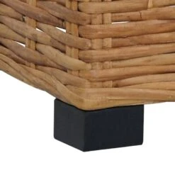 VidaXL Voetensteun Met Kussen Natuurlijk Rattan -Populair Tuinmeubilair c43b1e2eaab64d4a8abada303a476c28