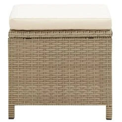 VidaXL Tuinkrukken 2 St Met Kussens Poly Rattan Beige -Populair Tuinmeubilair ce53291b62ab4ca38b625c3320df09e6