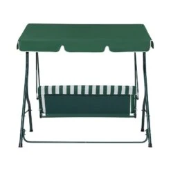 Beliani Schommelbank CHAPLIN - Groen Staal 8 Beliani Schommelbank CHAPLIN - Groen Staal -Populair Tuinmeubilair d80fc99d4287488faee210df5bf9990f