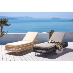 Beliani Tuinligstoel OSINI - Grijs Pe Rotan 7 Beliani Tuinligstoel OSINI - Grijs Pe Rotan -Populair Tuinmeubilair e259448077714f25a689987f74731b2c