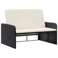 VidaXL 2-delige Loungeset Met Kussens Poly Rattan Zwart 7 VidaXL 2-delige Loungeset Met Kussens Poly Rattan Zwart -Populair Tuinmeubilair eb45083e87bd4640b463f0e231b041e5