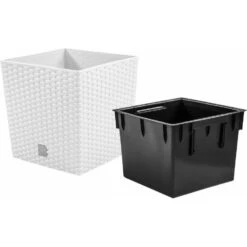 Prosperplast Plantenbak Rato - Wit - Rotan - Kunststof - 32 Cm 7 Prosperplast Plantenbak Rato - Wit - Rotan - Kunststof - 32 Cm -Populair Tuinmeubilair ef29cc57643f43fba6f2cab666c04bc9