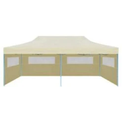 VidaXL Partytent Pop-up Inklapbaar 3x6 M Crème -Populair Tuinmeubilair f0c387cb13314905999d7da48e297d32