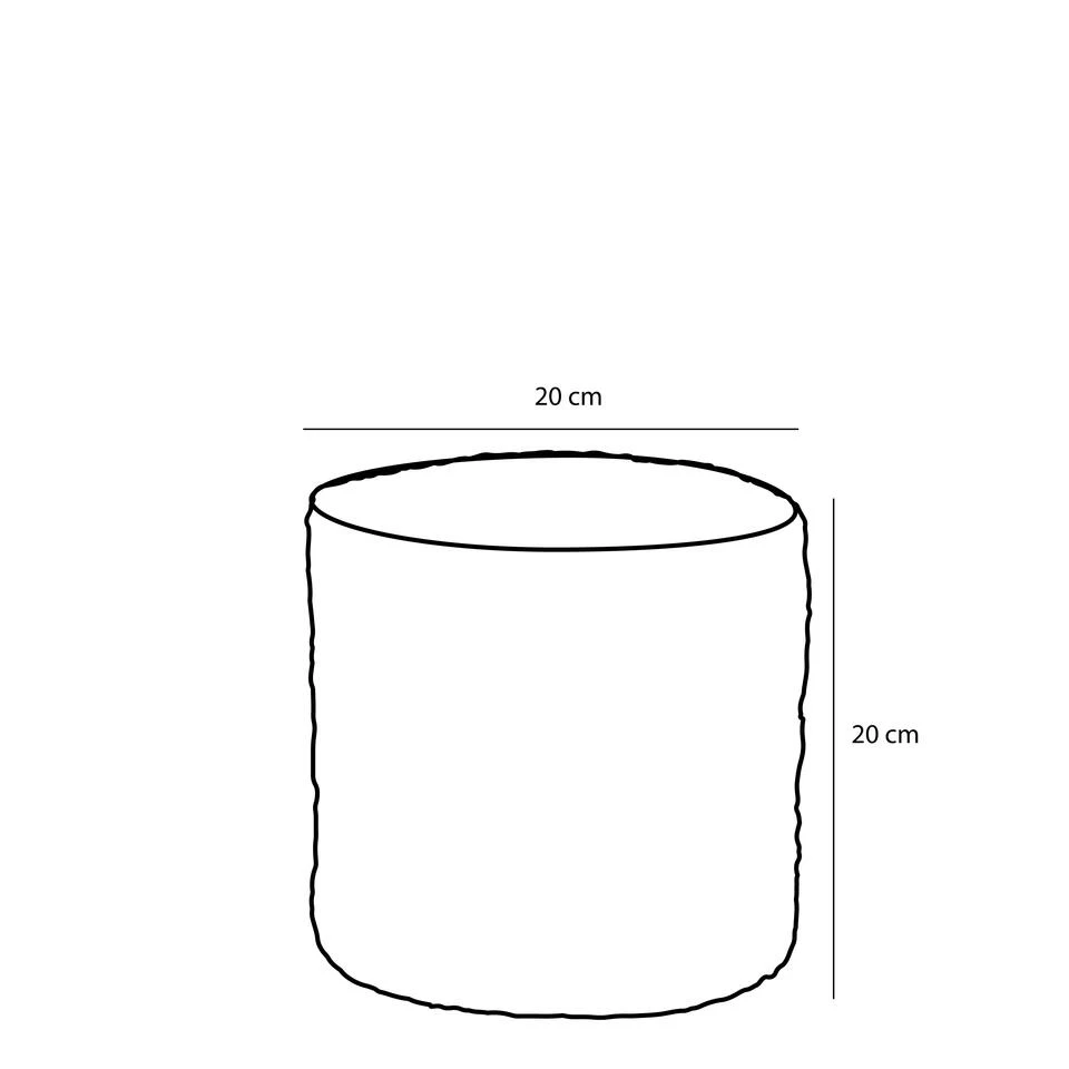 Mica Decorations Plantenmand - Rotan - Naturel Met Bruin - 20 Cm 6 Mica Decorations Plantenmand - Rotan - Naturel Met Bruin - 20 Cm - Afbeelding 4