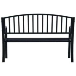 VidaXL Banken 125 Cm Staal Zwart 8 VidaXL Banken 125 Cm Staal Zwart -Populair Tuinmeubilair ff220b383806412b984c1325e9a663e2